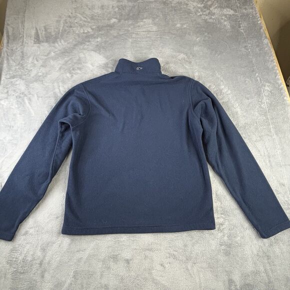 Vineyard Vines Marthas Vineyard 1/4 Zip Adult Small‎ Fleece Logo Blue Sweatshirt - Picture 3 of 12